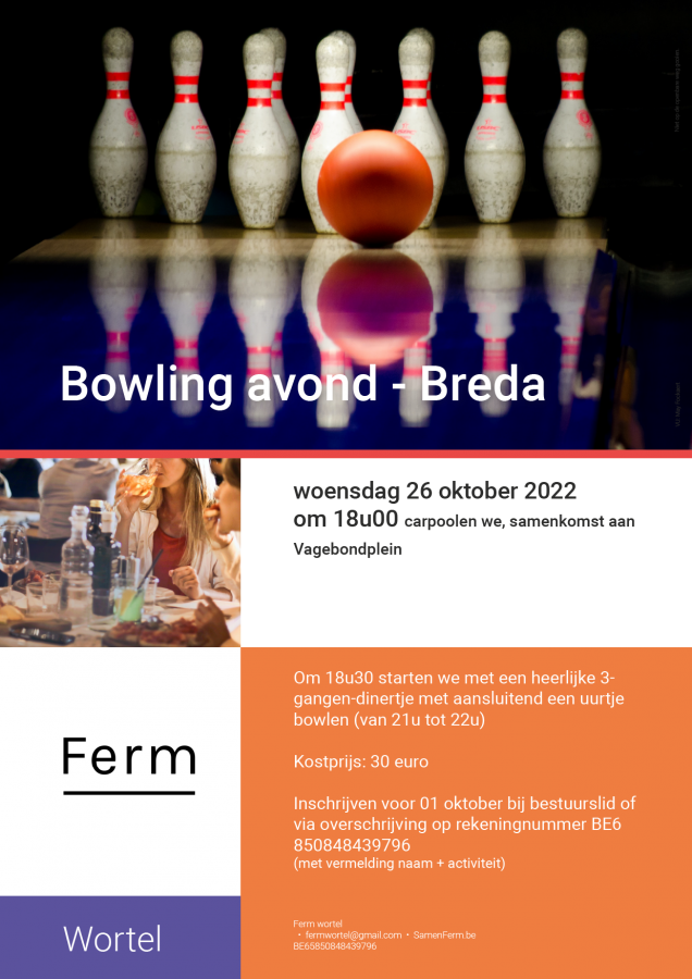 bowling-avond Breda © Ferm Wortel