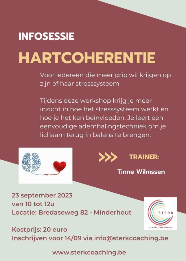 Flyer workshop Hartcoherentie  © Tinne Wilmssen