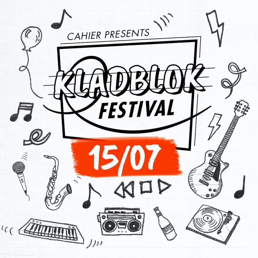 Kladblok Festival © Cahier de brouillon
